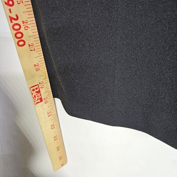 CALVIN KLEIN Black Pull On Pants Straight Leg Elastic Waist Faux Tie SZ XS - Picture 8 of 12